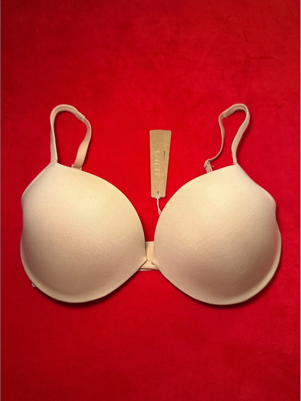 Skims Customfit Plunge Bra Color Clay Size 32DD